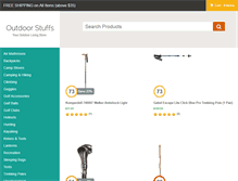 Tablet Screenshot of outdoorstuffs.com